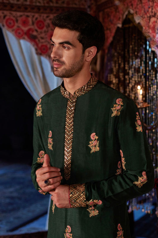 Deep Green Kurta Set