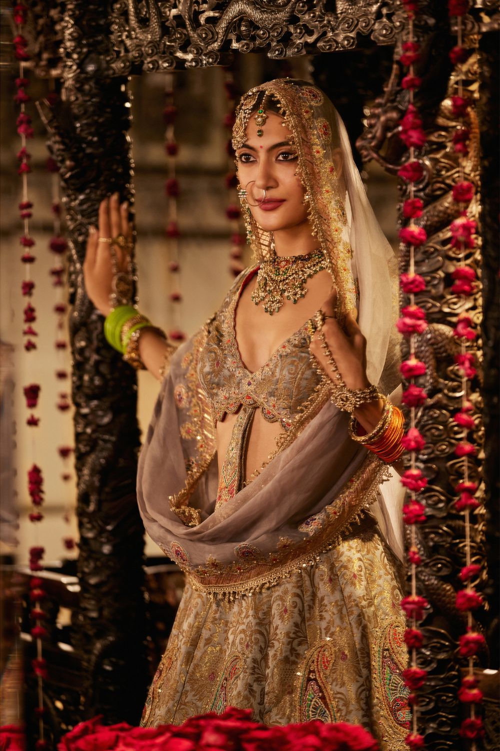 Pewter grey Lehenga Set